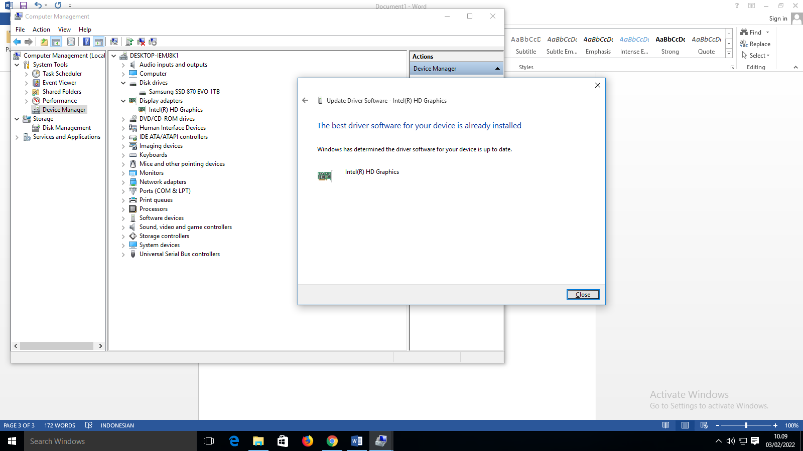 update driver laptop windows